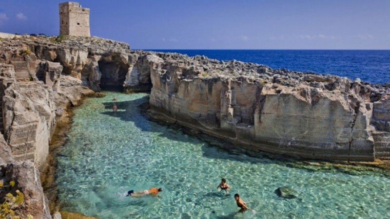 Otranto, natural pools