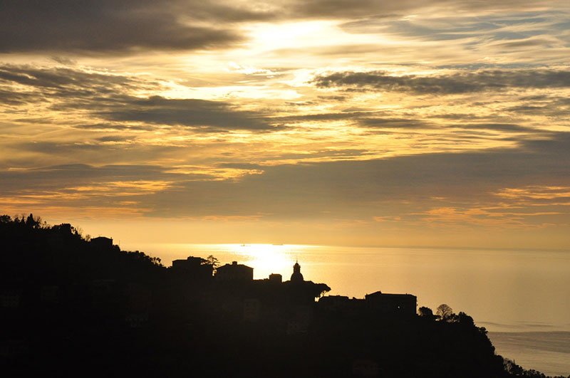 sunset in Santa Cesarea Terme